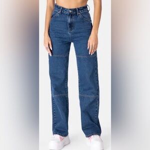 Adika Baggz Wide Leg Jeans w/ Seam Detailing – Size S | NWOT